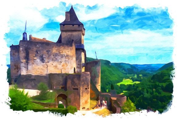 Dordogne Europe Watercolor: A Designer’s Review of the Illustrations for Branding