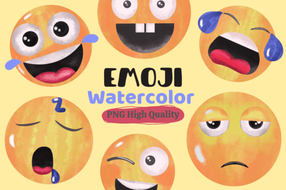 Emoji Watercolor Pack: A Designer’s Take on Real-World Branding Use