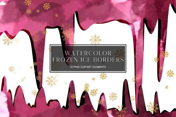 Pink Watercolour Icicle Border Review for Real Embroidery Projects
