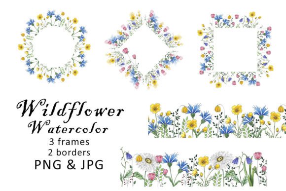 Watercolor Border Clipart Wildflower PNG: A Designer’s Real-World Review for Branding & Creative Projects
