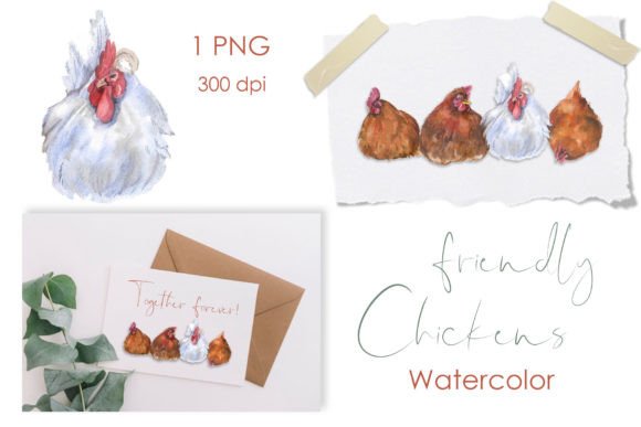 Watercolor Farm Clipart: Playful Illustrations for Local Business Branding