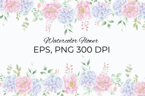 Watercolor Flower Clipart 09: A Fresh Illustration for Blog and Editorial Design