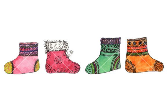 Watercolor Warm Socks Review for Real Embroidery Projects