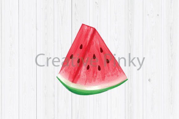 Watercolor Watermelon PNG: A Sweet Addition to Crafting & Illustration Projects